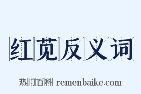 红苋反义词是什么意思的图片
